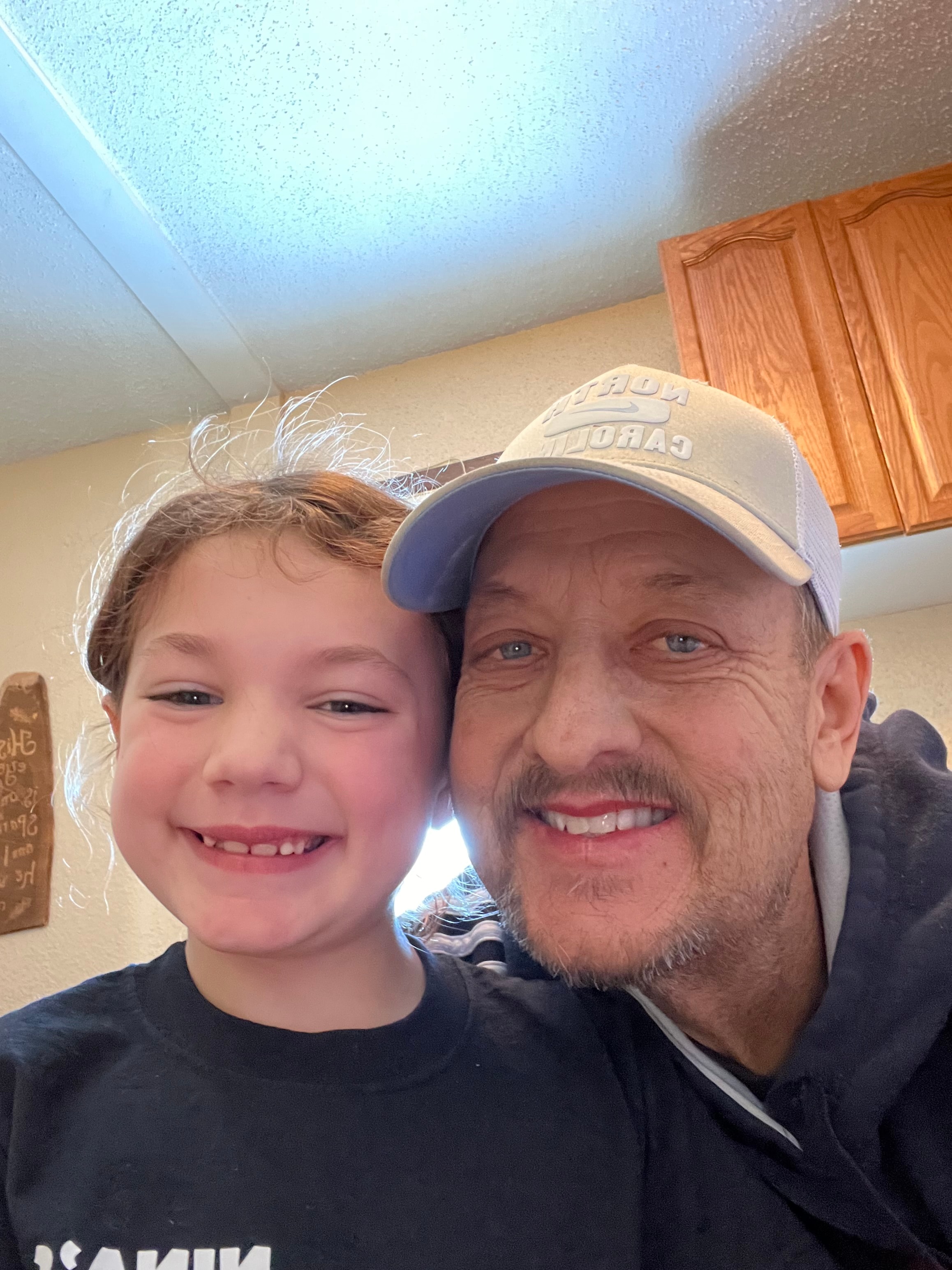 Justin and his daughter Nina, the inspiration behind Nina's Pizza Shop